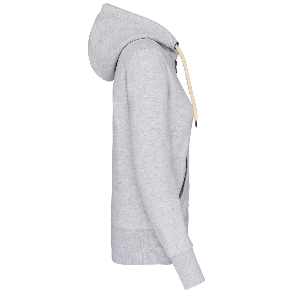 Kariban KV2307 - Women's vintage zipped hooded sweatshirt