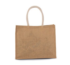 Kimood KI0219 - JUTE BEACH BAG Natural / Gold