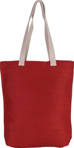 Kimood KI0229 - Shopping bag in juco Crimson Red