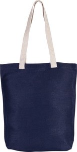 Kimood KI0229 - Shopping bag in juco Mid Night Blue