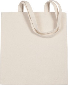 Kimood KI0250 - Canvas cotton shopping bag Natural