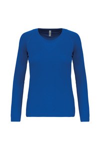 ProAct PA444 - LADIES' LONG SLEEVE SPORTS T-SHIRT Sporty Royal Blue