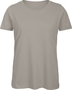B&C CGTW043 - Women's Organic Inspire round neck T-shirt Light Grey