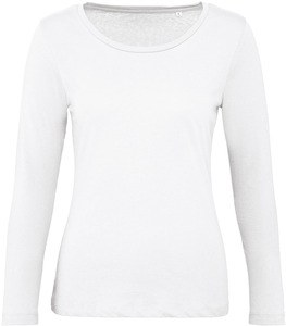 B&C CGTW071 - Women's Inspire Organic Long Sleeve T-Shirt White