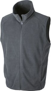 Result R116X - Micro fleece vest Charcoal