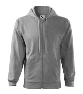 Malfini 410 - Trendy Zipper Sweatshirt Gents Gris chiné foncé