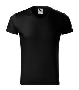 Malfini 146 - Slim Fit V-neck T-shirt Gents Black