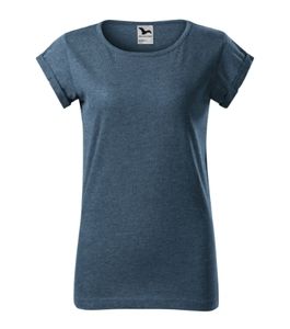 Malfini 164 - Fusion T-shirt Ladies mélange denim foncé