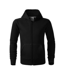 Malfini 412 - Trendy Zipper Sweatshirt Kids Black