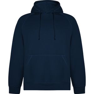 Roly SU1074 - VINSON Unisex hoodie in organic cotton and recycled polyester Navy Blue