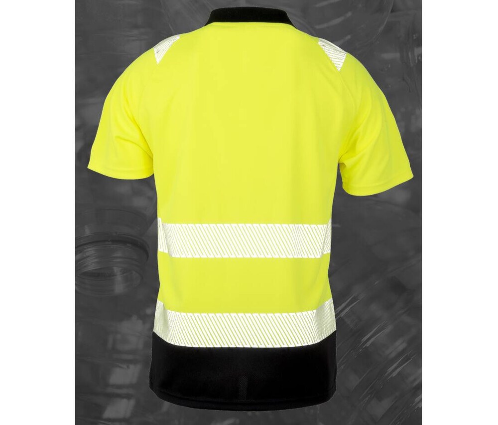Result RS501X - High visibility polo shirt in recycled polyester