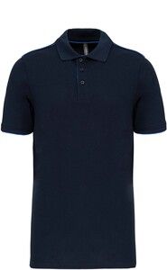 WK. Designed To Work WK270 - Men's short-sleeved contrasting DayToDay polo shirt Navy / Light Royal Blue