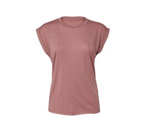 Bella + Canvas BE8804 - Women's rolled sleeve t-shirt Purple