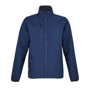 SOL'S 03828 - Falcon Women Softshell Zip Jacket Abyss Blue