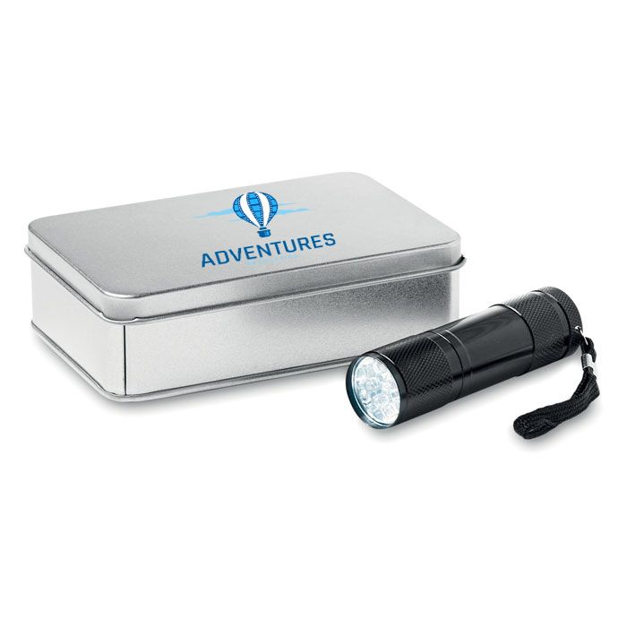 GiftRetail KC6860 - LED PLUS LED torch in tin box