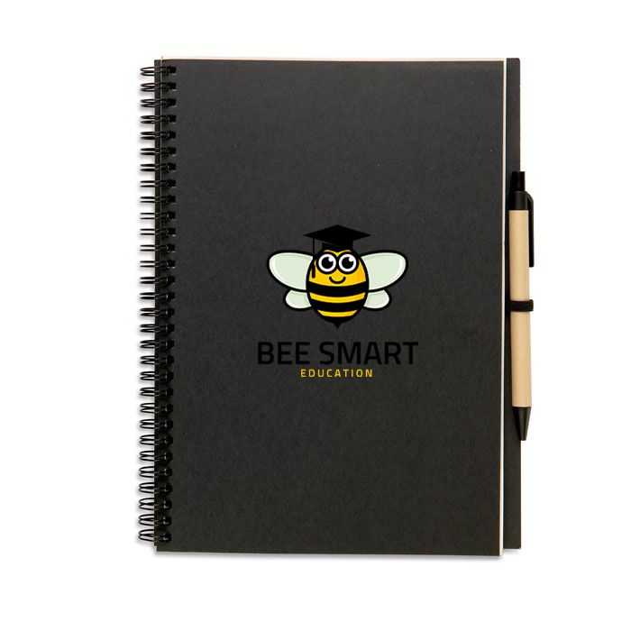 GiftRetail KC7013 - BLOQUERO PLUS Recycled notebook with pen