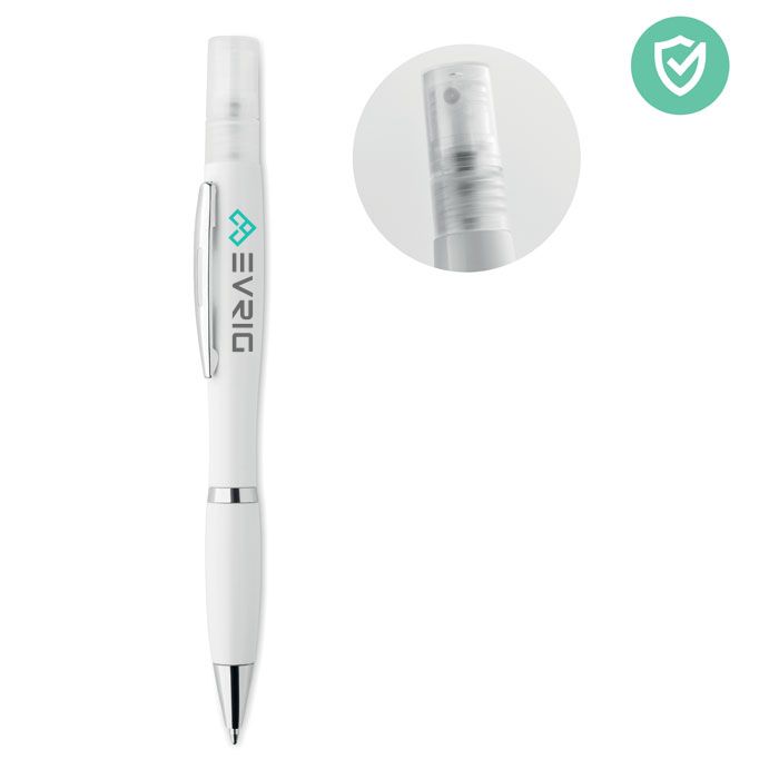 GiftRetail MO6143 - RIO SPRAY Push button antibacterial pen