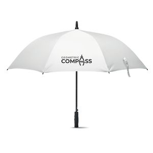 GiftRetail MO6175 - GRUSA Windproof umbrella 27 inch White