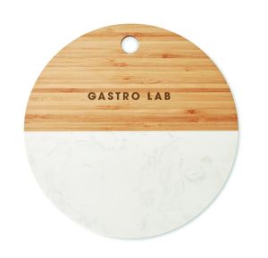 GiftRetail MO6312 - HANNSU Marble/ bamboo serving board Wood