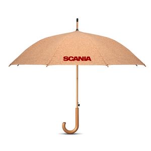 GiftRetail MO6494 - QUORA 25 inch cork umbrella Beige