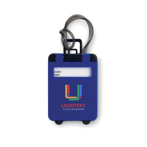 GiftRetail MO8718 - TRAVELLER Luggage tags plastic Royal Blue