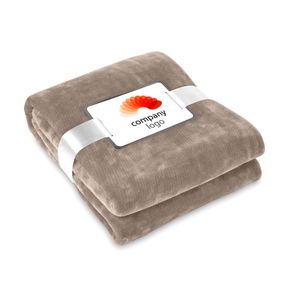 GiftRetail MO9088 - DAVOS Blanket flannel Khaki