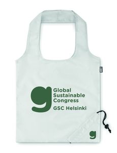 GiftRetail MO9861 - FOLDPET Foldable RPET shopping bag White