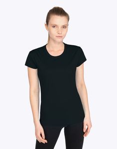 Mustaghata SALVA - Women Active T-Shirt Polyester Spandex 170 G/M² Black