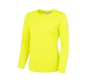 Just Cool JC012 - Women's neoteric™ breathable long-sleeved t-shirt Electric Yellow