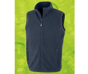 Result RS904X - Fleece bodywarmer in recycled polyester Navy
