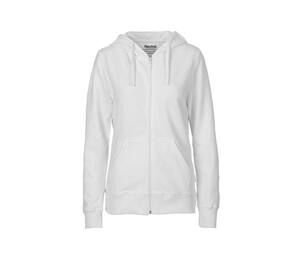 Neutral O83301 - Women's zip-up hoodie White