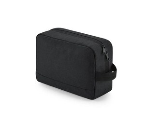 BAG BASE BG277 - RECYCLED ESSENTIALS WASH BAG Black