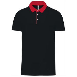 Kariban K260 - Mens two-tone jersey polo shirt