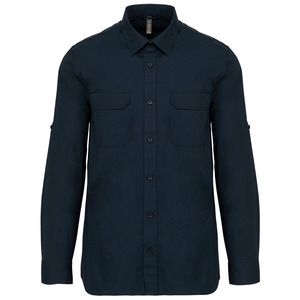 Kariban K590 - Mens long-sleeved safari shirt