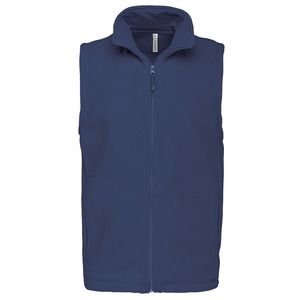 Kariban K913 - LUCA - ZIP THROUGH MICRO FLEECE GILET Deep Blue