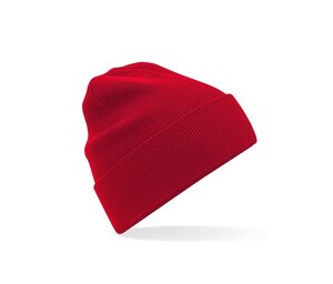 BEECHFIELD BF045N - ORGANIC COTTON ORIGINAL CUFFED BEANIE Classic Red