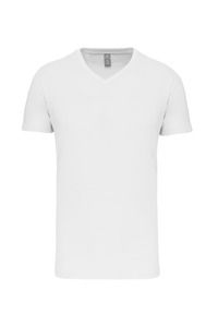 Kariban K3028IC - Men's BIO150IC V-neck t-shirt White
