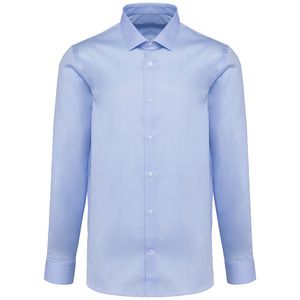 Kariban Premium PK502 - Men's pinpoint Oxford long-sleeved shirt Essential Blue