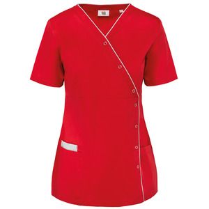 WK. Designed To Work WK506 - Ladies’ polycotton smock with press studs