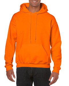 GILDAN GIL18500 - Sweater Hooded HeavyBlend for him Safety Orange