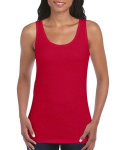 GILDAN GIL64200L - Tanktop SoftStyle for her Cherry red