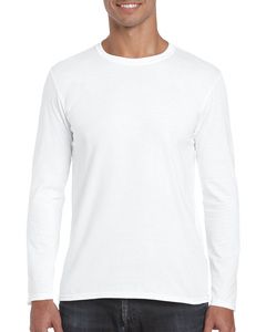GILDAN GIL64400 - T-shirt SoftStyle LS for him White