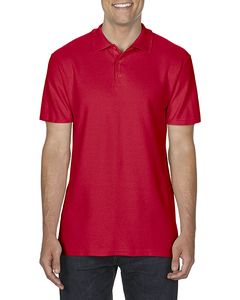 GILDAN GIL64800 - Polo Softstyle Double Pique SS for him Red