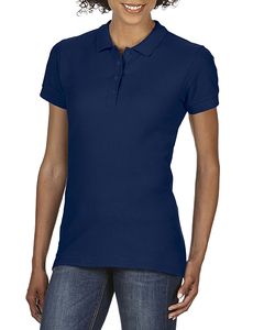 GILDAN GIL64800L - Polo Softstyle Double Pique SS for her Navy