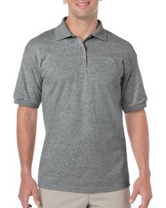 GILDAN GIL8800 - Polo Dryblend Jersey SS Graphite Heather