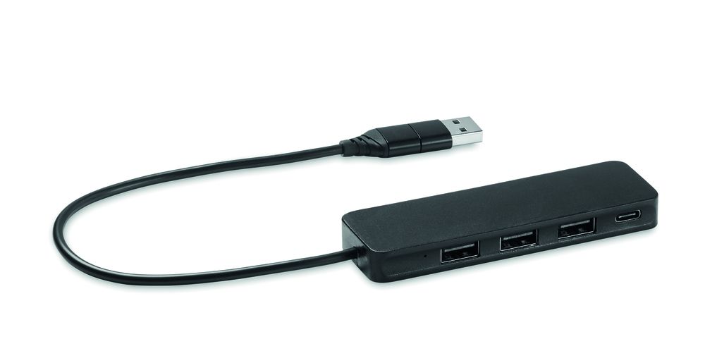 GiftRetail MO6811 - HUBBIE USB-C 4 port USB hub