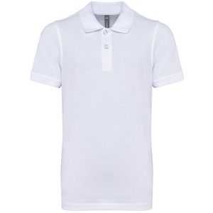 Kariban K268 - Kids' short-sleeved polo shirt White