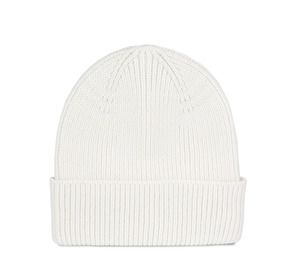 K-up KP950 - Ribbed beanie with turn-up