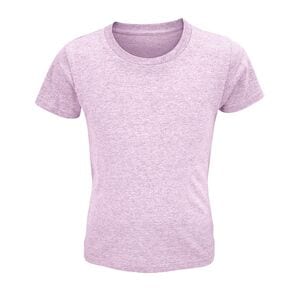 SOL'S 03580 - Crusader Kids Men's Round Neck Fitted Jersey T Shirt Heather Pink