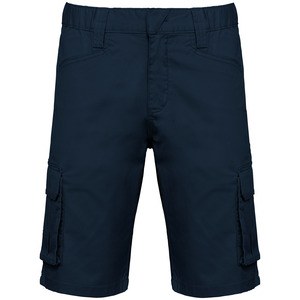 WK. Designed To Work WK713 - Men's eco-friendly multipocket bermuda shorts Navy